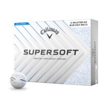Callaway Supersoft Splatter Blue  NIEUW in doosje van 12 stuks
