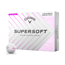 Callaway Supersoft Splatter Pink NIEUW in doosje van 12 stuks