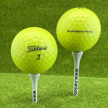 Gebruikte Titleist Pro V1 (geel) AAAA kwaliteit