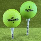Groene mix golfballen