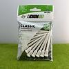 Lignum tee 82mm 3 1/8" 12 stuks classic wit microwood