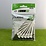 Lignum tee 82mm 3 1/8" 12 stuks classic wit microwood