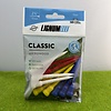 Lignum tee 72mm 2 3/4" 12 stuks classic mix microwood