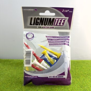 Lignum tee 53mm 2 1/8" 12 stuks classic mix microwood