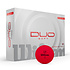Wilson Staff DUO SOFT OPTIX (mat rood) NIEUW in doosje van 12 stuks