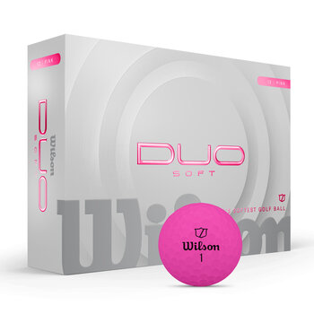Wilson Staff DUO SOFT OPTIX (mat roze) NIEUW in doosje van 12 stuks