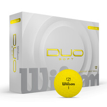 Wilson Staff DUO SOFT OPTIX (mat geel) NIEUW in doosje van 12 stuks