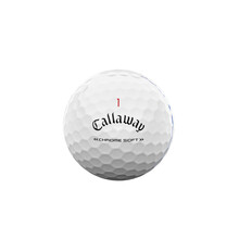 Callaway Chrome Soft Triple Track (wit) misprint NIEUW in doosje van 12 stuks