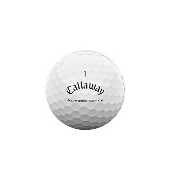 Callaway Chrome Soft Triple Track (wit) misprint NIEUW in doosje van 12 stuks