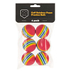 Sponzen oefen golfballen regenboog 6 stuks