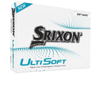 Srixon UltiSoft (wit) NIEUW in doosje van 12 stuks