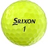 Bedrukte Srixon Soft Feel (geel)  NIEUW in doosje van 12 stuks