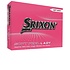 Bedrukte Srixon Soft Feel Lady (wit)  NIEUW in doosje van 12 stuks