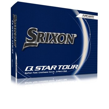 Bedrukte Srixon Q Star Tour (wit) NIEUW in doosje van 12 stuks