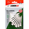 Lignum tee 62mm 2 1/2" 12 stuks classic wit microwood