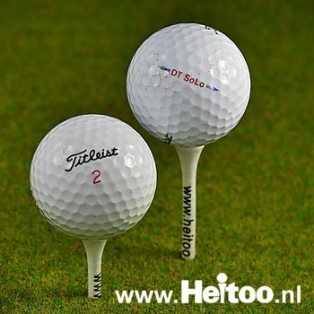 Gebruikte Titleist mix gekleurd AA kwaliteit (trainingsgolfballen)