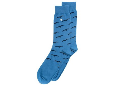 Alfredo Gonzales Birds | Luxe lichtblauwe sokken