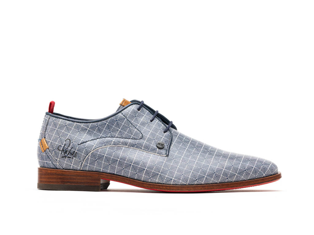 REHAB GREG DIZZY CHECKER INDIGO KLASSIEKE HERENSCHOENEN - REHAB Footwear  Online Store - Official Rehab Footwear Online Store
