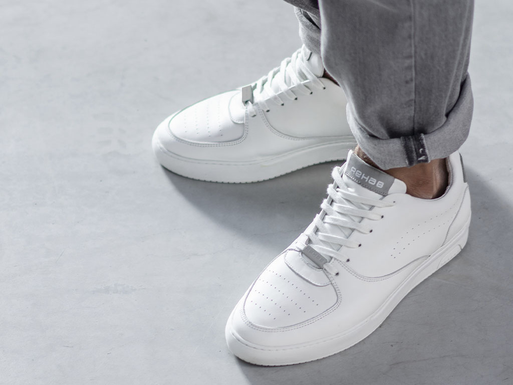 Witte REHAB Lage sneakers SYLVIA FANTASY | Omoda