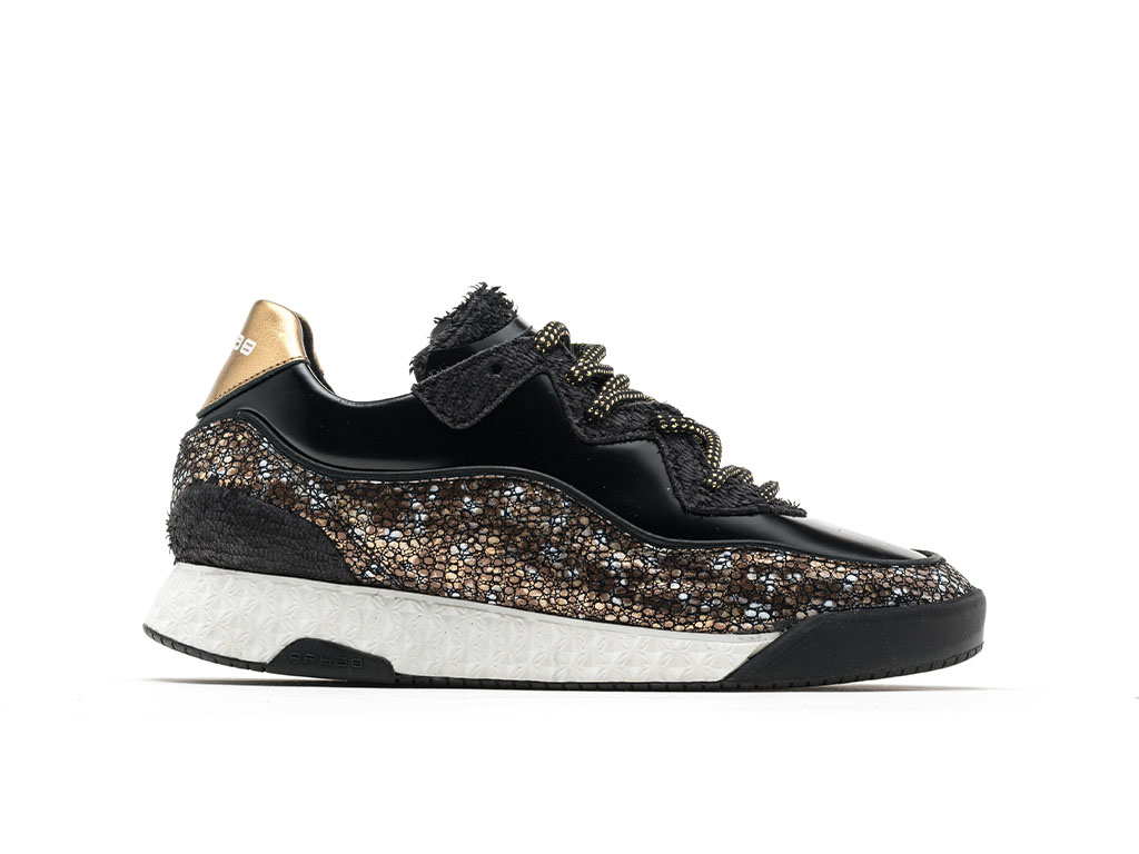black gold sneakers womens