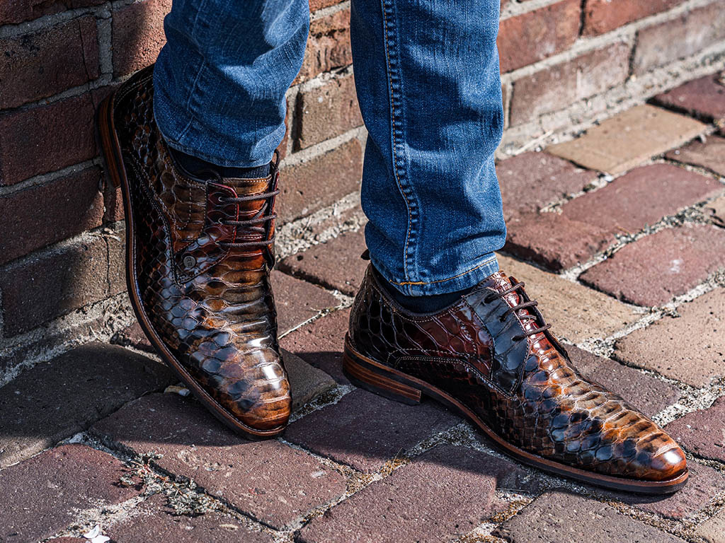 Rehab Footwear Falco Snk Vnz | Donkerbruine nette schoenen - Official Rehab  Footwear Online Store