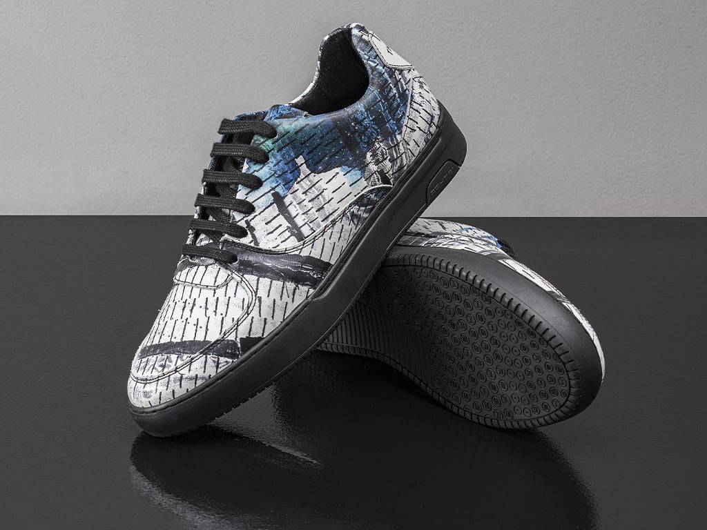 Woden Ydun Dames Sneaker Blauw | Haarlemsewinkels.nl