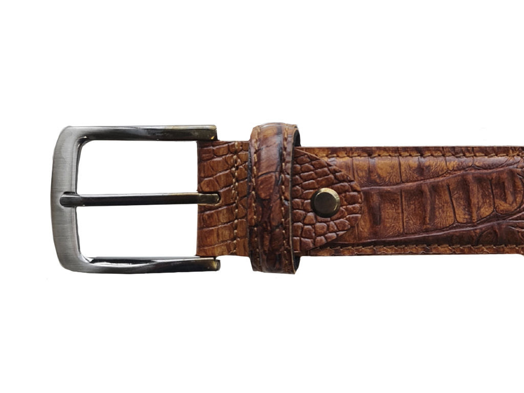 REHAB RIEM CROCO 121 BROWN BIJPASSENDE LEREN RIEM - REHAB Footwear Online  Store - Official Rehab Footwear Online Store