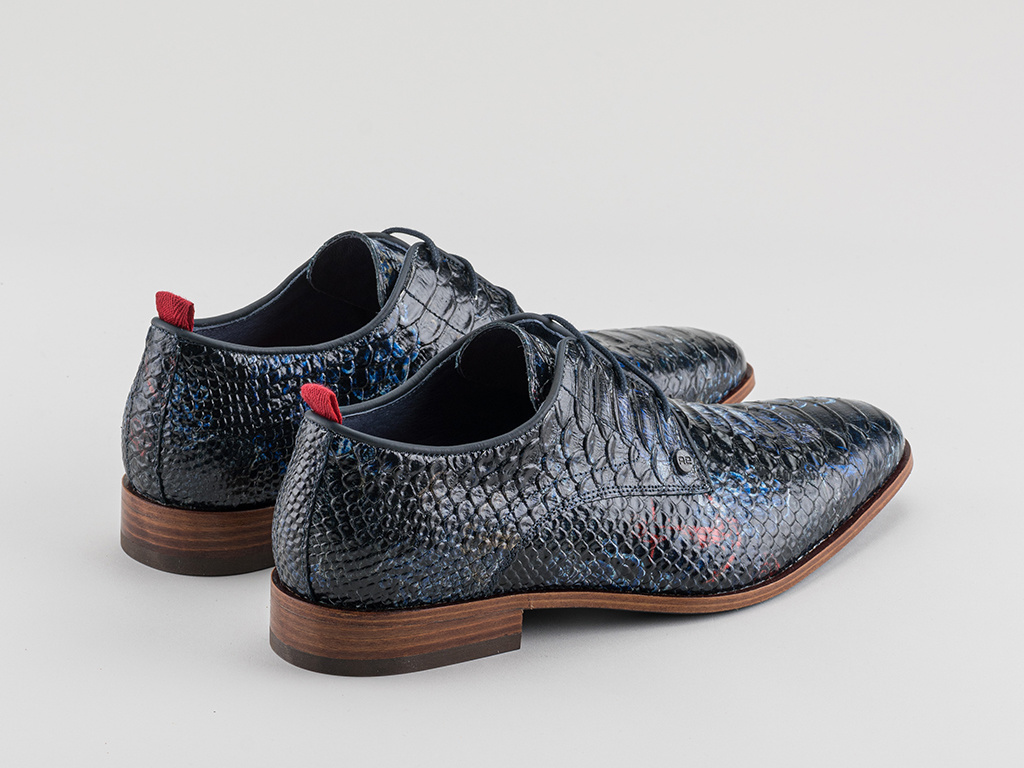 Donkerblauwe schoenen voor heren in de maat 40,5 | KLEDING.nl