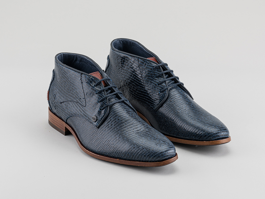 Rehab Footwear Gregory Liz | Hoge donkerblauwe nette schoenen | Officiële  webshop - Official Rehab Footwear Online Store