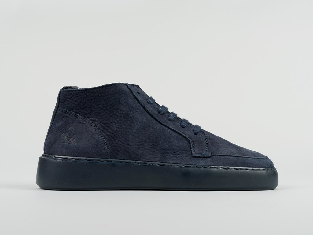 Rehab Footwear Tyler Nub Tnl | Hoge donkerblauwe sneakers | Officiële  webshop - Official Rehab Footwear Online Store