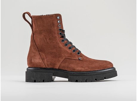 Keet Suede | High brown-black boots