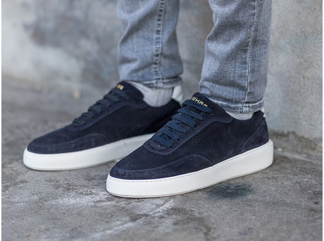 Rehab Footwear | Taylor Dots | Donkerblauwe sneakers| Officiele webshop -  Official Rehab Footwear Online Store