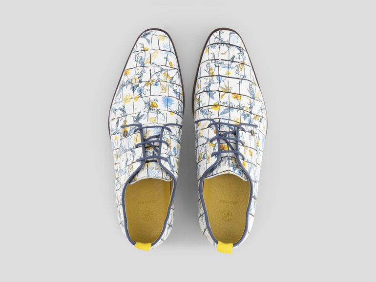 Rehab Footwear Fred Pelican White blue classic shoes