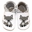 Babyslofjes wit met wolf
