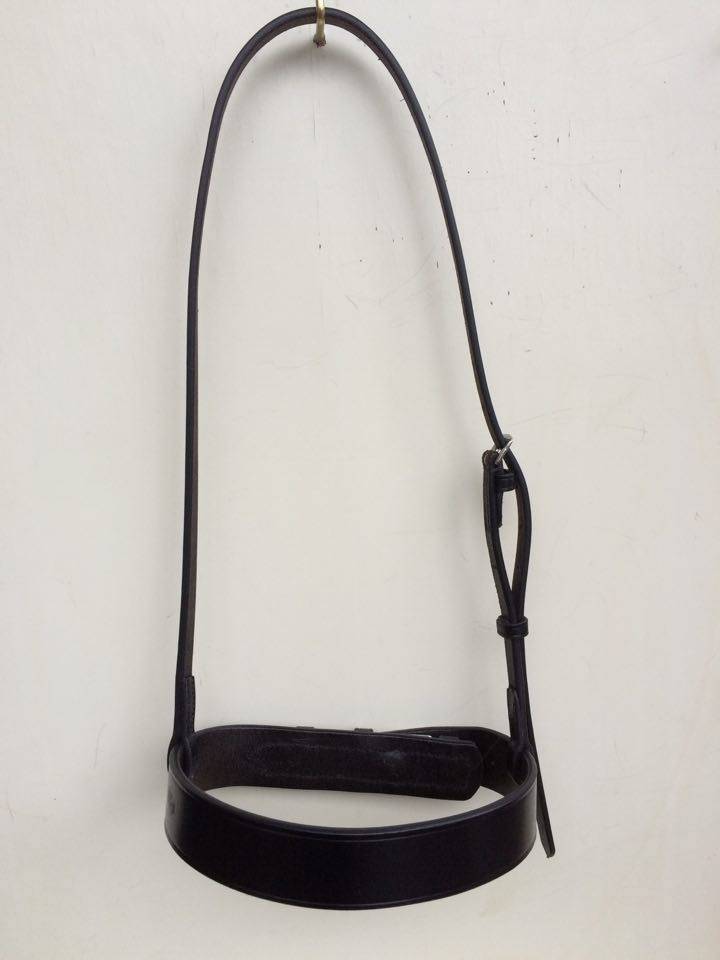 Ponytrends Plain leather cavesson noseband