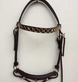 Ponytrends Show bridle leather "chain"