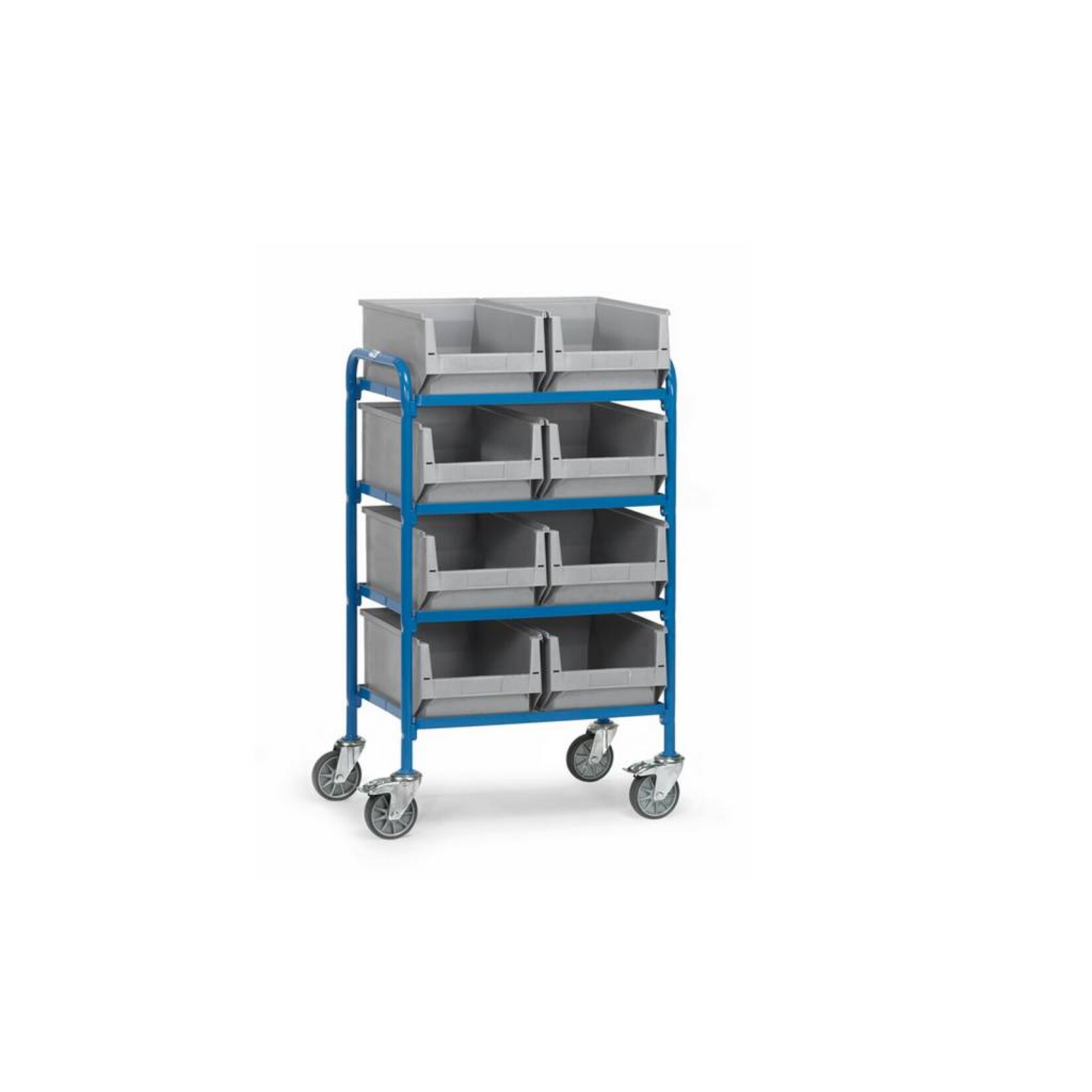 Beistellwagen 4 Böden und 250 kg Tragkraft - lang