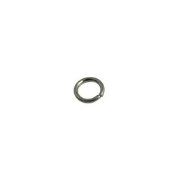 Cuenta DQ platin silver ring 6mm 0.1