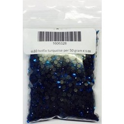 Niiniix ss10 hotfix rhinestones turquoise per 50 gram
