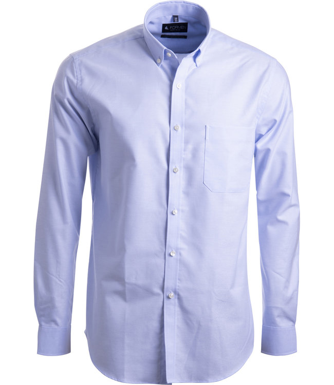 FORMEN essential lichtblauw Oxford hemd