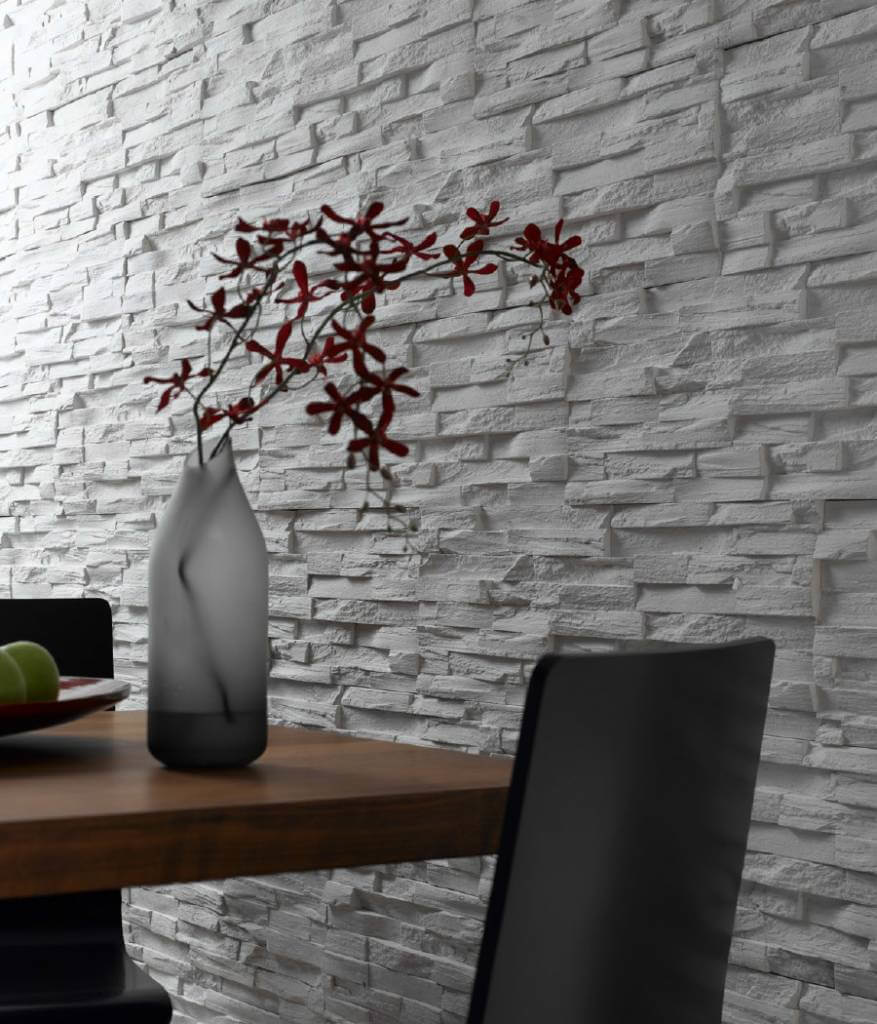 Ultralight Benevento White 3D Wall Tiles