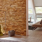 UltraWood Teak Firenze - 3D Houten Wandpanelen