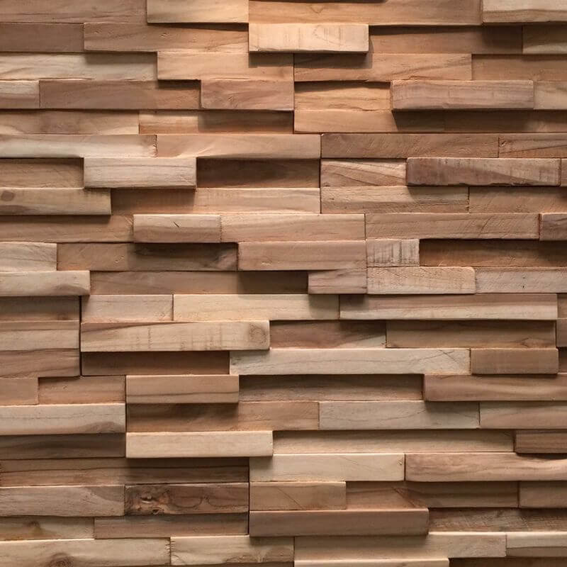 Holzverblender 3D UltraWood Teak Firenze