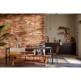 UltraWood Teak Colorado - Plaquette de Parement en bois 3D