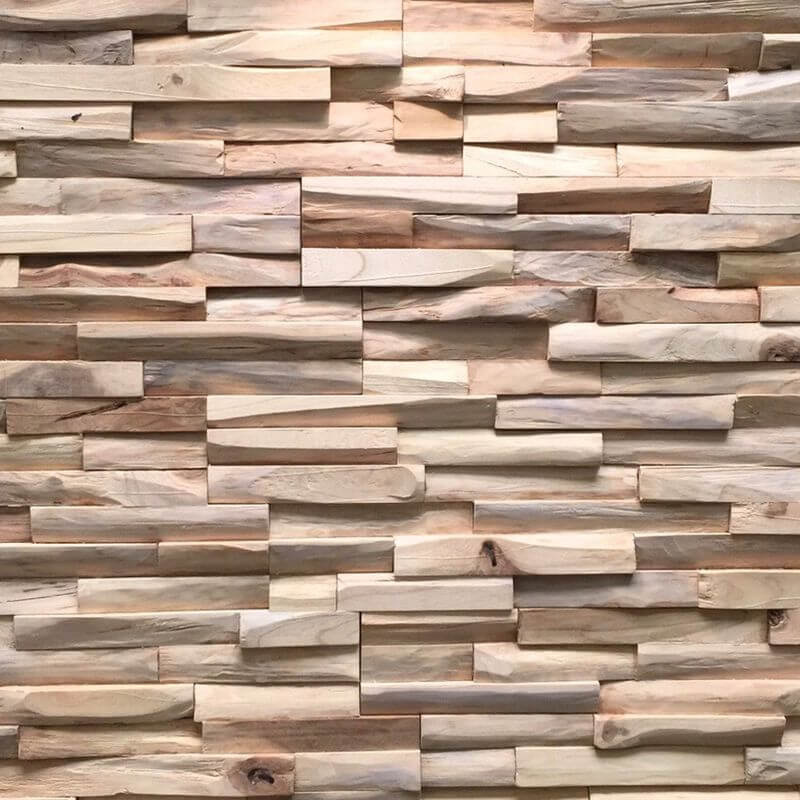 Holzverblender 3D UltraWood Teak Benevento