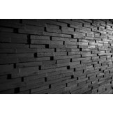 UltraWood Teak Yakisugi - Plaquette de parement en bois 3D