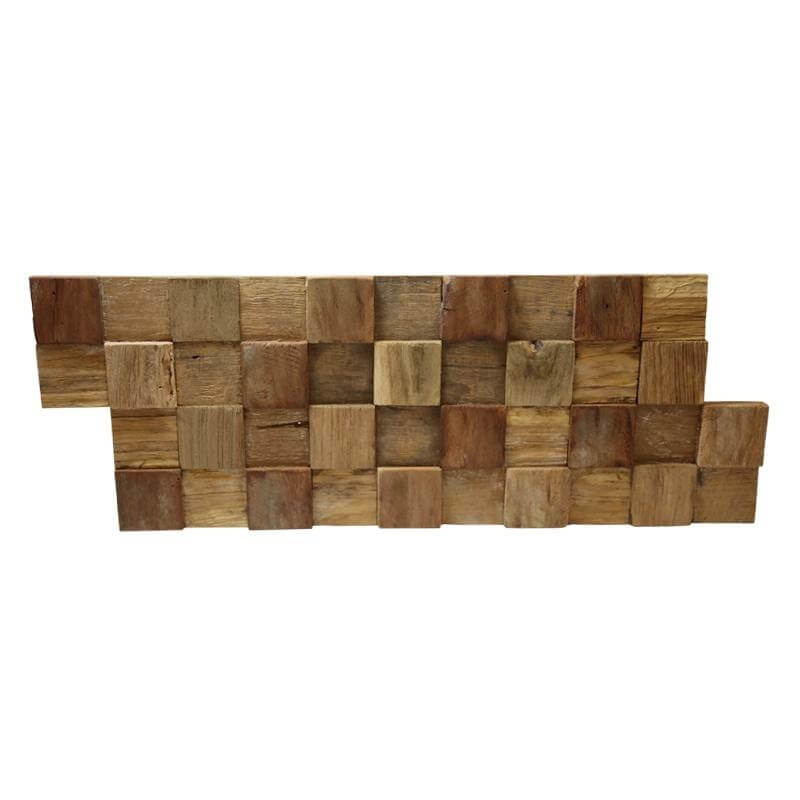 Holzverblender 3D UltraWood Teak Square