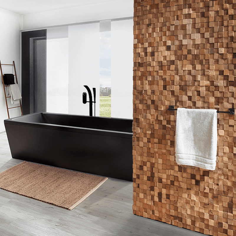 Houtstrip 3D UltraWood Teak Square