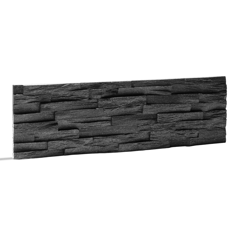 3D wall paneling UltraLight Benevento Black