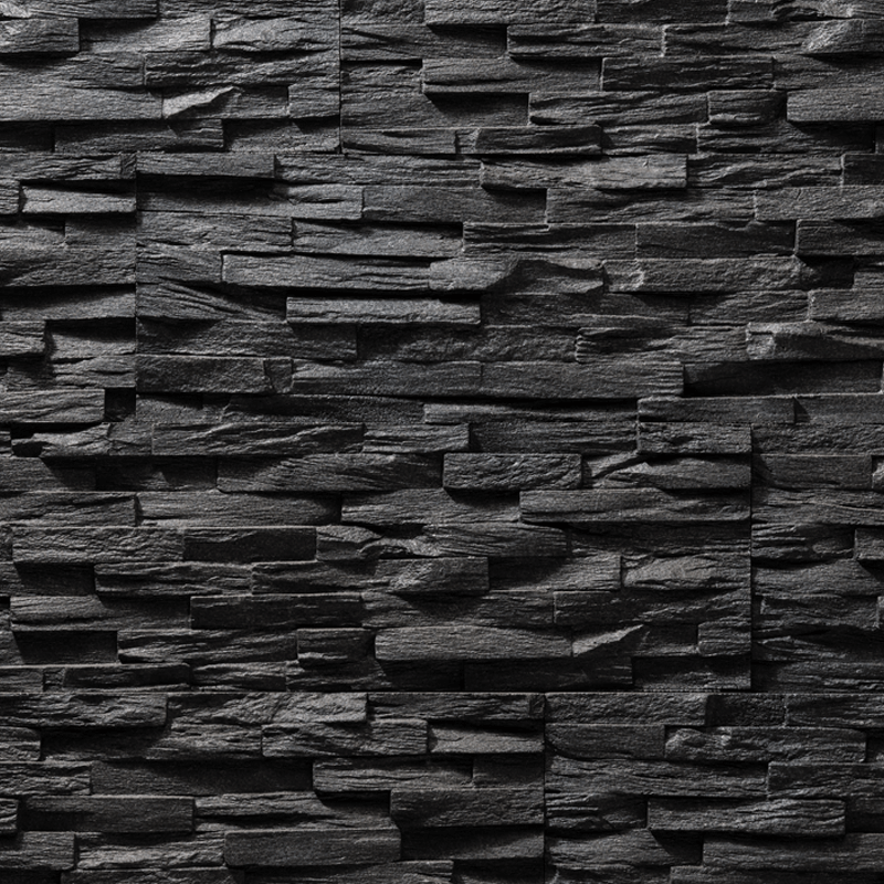 3D wall paneling UltraLight Benevento Black